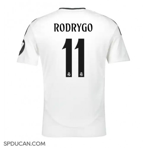 Muški Nogometni Dres Real Madrid Rodrygo Goes #11 Domaci 2024-25 Kratak Rukav